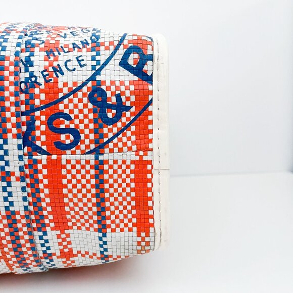 Louis Vuitton Braided Street Shopper PM Orange Blue White - Picture 7 of 16